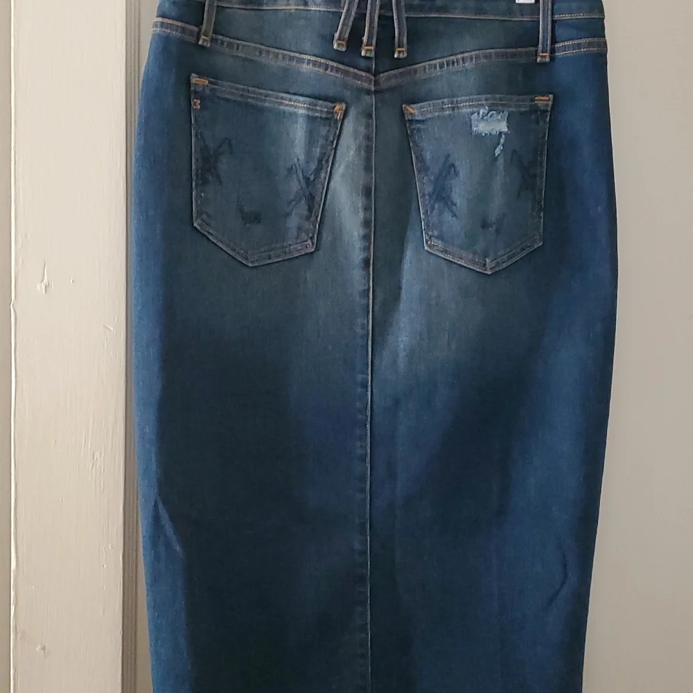Mcguire denim‎ skirt with front slit S29